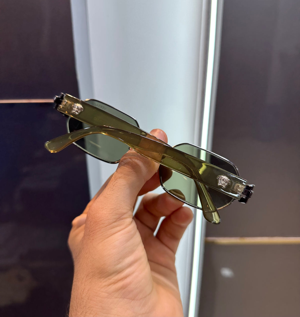 Versace Gun Green limited Edition Luxury Shade With Original Packing