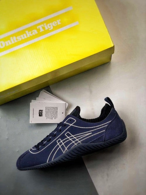 Onitsuka Tiger Sclaw Navy Blue With Ig Box And Packing