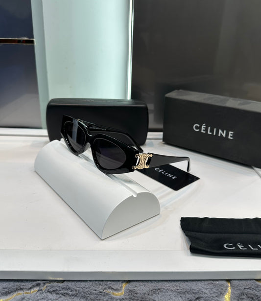 Celine Paris Black Designer Limited Edition Luxury Shade With Original Packing