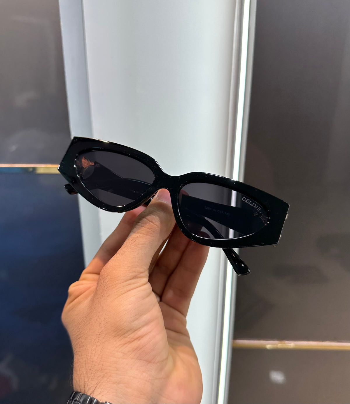 Celine Paris Black Designer Limited Edition Luxury Shade With Original Packing