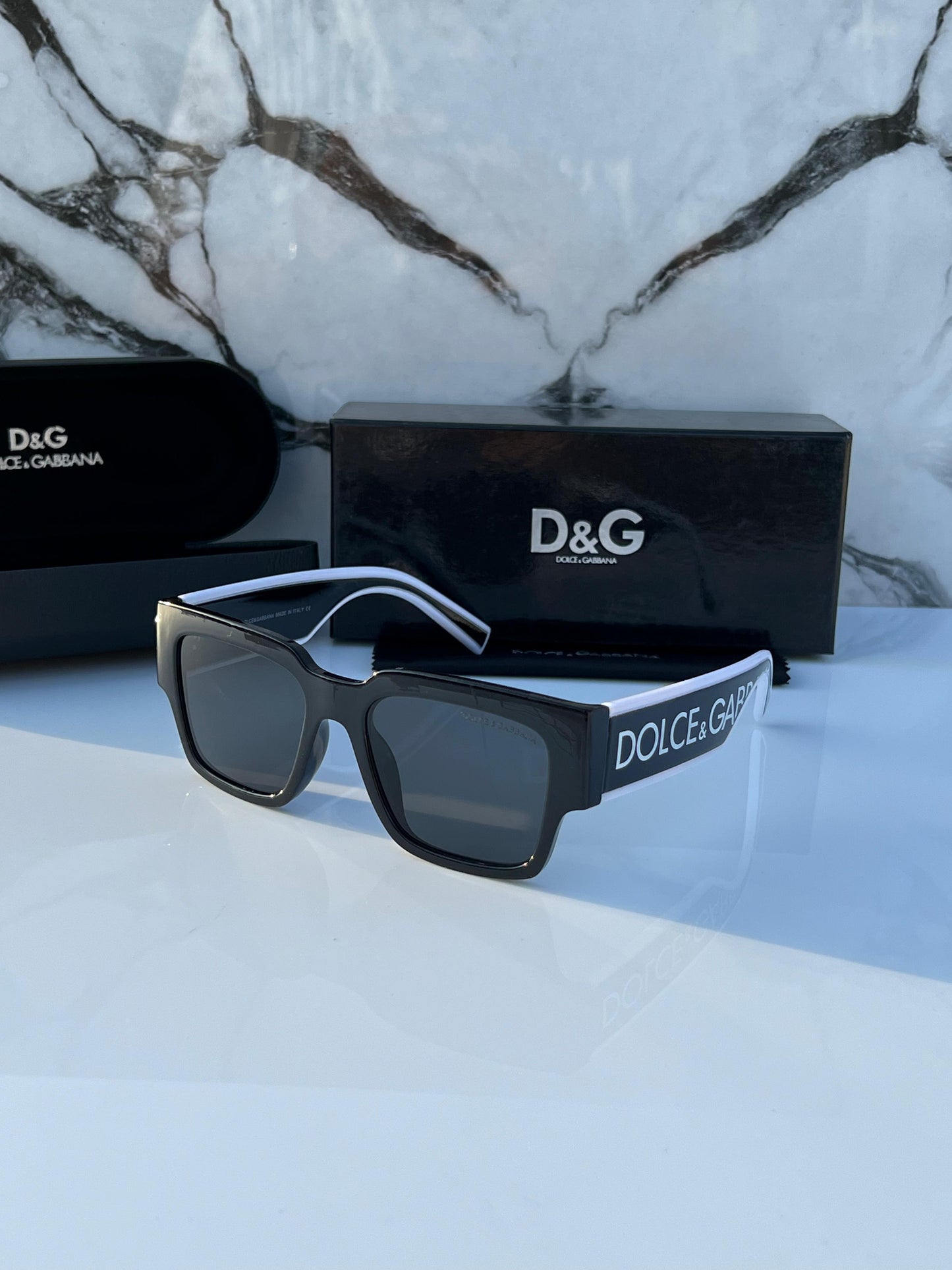 Dolce Gabbana Full Black (6184) Sumglass With Og Kit And Packing