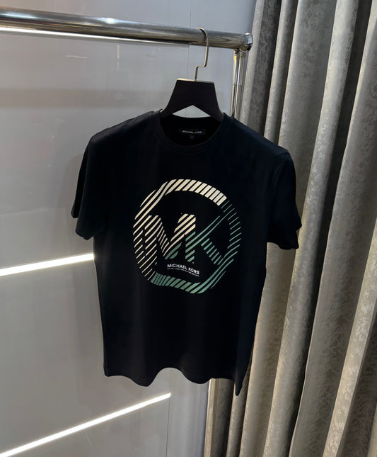 Michael Kors Black Logo Print Premium Smart Fit T-Shirt